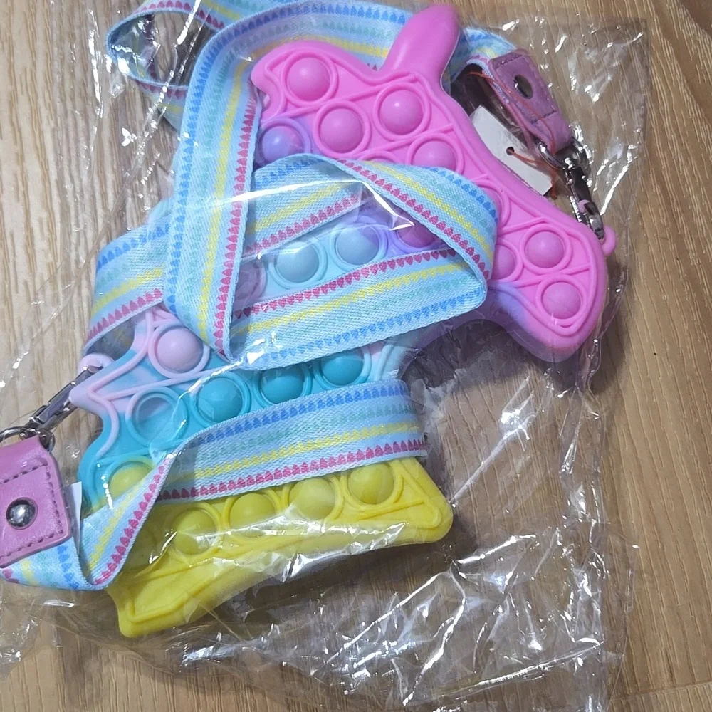 Cat and Jack Girls Unicorn Popit Purse
